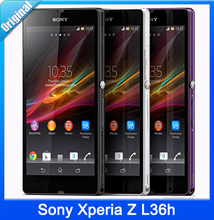 Sony Xperia Z Original Unlocked Mobile Phone Sony L36h 16GB Quad-core 3G&4G GSM WIFI GPS 5.0” 13.1MP Sony Xperia C6603 C6602