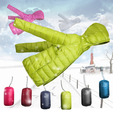 2016 winter designer women jacket 90 white duck down white ultra thin duck down jacket women for girl outdoor snow parka jacket