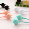 2017 Rubbit Cute Earphone in ear Candy Color Girl Earphone Universal Stereo for iPhone 5s Xiaomi