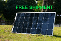 Solarparts 1PCS 100W flexible solar panel 12V solar cell module system RV car marine boat battery