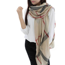 CharmDemon 2016 New Women Fashion Joker Oversized font b Tartan b font Scarf Wrap Shawl Warm