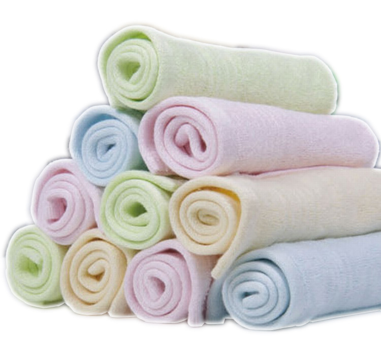 Bamboo fiber baby wash a face towel bath towel bab...