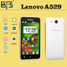 Original Lenovo A529 Mobile Phone MTK6572 Dual Core 1.3GHz Dual SIM GSM GPS WIFI Android 4.2 512MB ROM Russian Multi Language