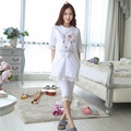 Trendy Summer Maternity Clothes for Pregnant Women Breastfeeding Clothing Comfy Maternity Pajamas Set Nursing Clothes Size