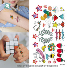 2016 Limited Promotion Temporary Tattoo Small Fresh Cute Elements Of The Same Pattern Of Male And Female Tattoo Stickers Rc2300