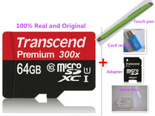Hot Sale Real Transcend 16GB 32GB 64GB MicroSD MicroSDHC MicroSDXC Micro SD SDHC SDXC Card class