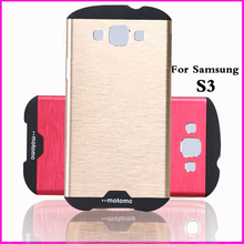 original case for samsung galaxy s3 s 3 aluminum case luxury brand back cover by metal mobile phone cases pink covers