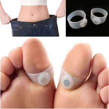Slim Patch Weight Loss 30pcs 1 pair Magnetic Silicon Foot Massage Toe Ring Weight Loss