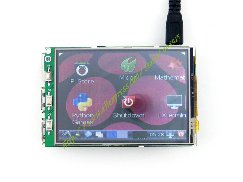 Raspberry-Pi-Touch-Screen-3-2inch-TFT-LCD-with-XPT2046-Controller-320 ...