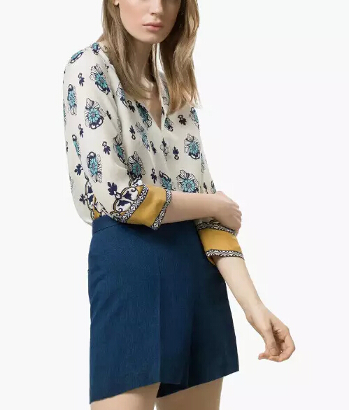 2015 new fashion women za brand vintage position floral 2015 new fashion women za brand vintage position floral