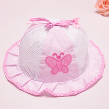 Girls Hat Fashion Bucket Hats For Girls Beautiful Girls Mesh cap Kids Caps Girls Clothing Free Shipping