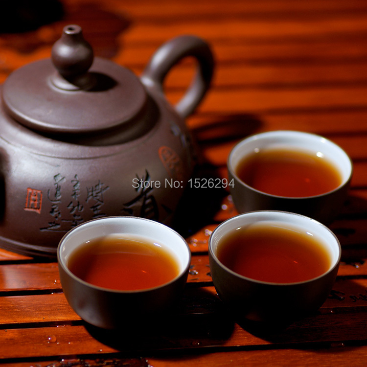 Made in1971 ripe pu er tea 357g oldest puer tea ansestor antique honey sweet dull red
