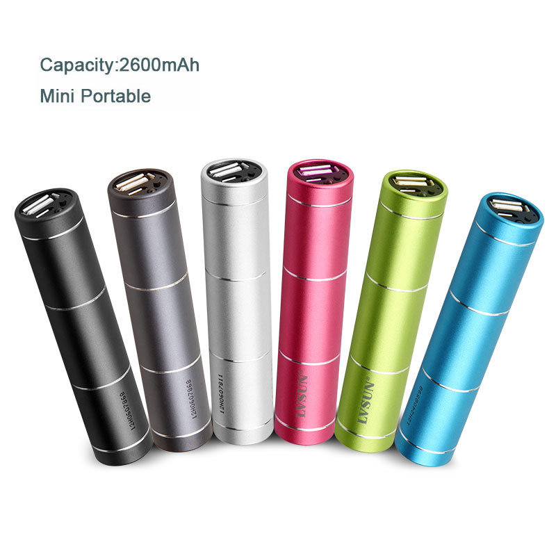 2600mAh Power Bank Portable External Battery Charger for iPhone6 5s IOS Android Smartphone Mobile General Charger