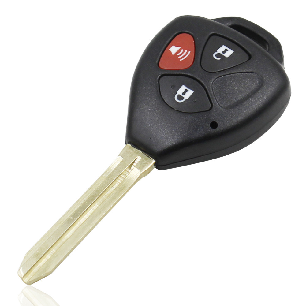 Remote Uncut Blank Key Fob Keyless Entry Shell Case For Toyota RAV4 3 Buttons