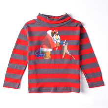 FREE SHIPPING A3023# Blue 18m/6y 4pieces /lot printed lovely cartoon character boy spring autumn long sleeve T-shirt