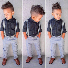 2pcs 3-7y Boys Clothing 2016 Summer kids clothes sets boy suit clothing set Clothes suits baby boy clothes children boys clothes