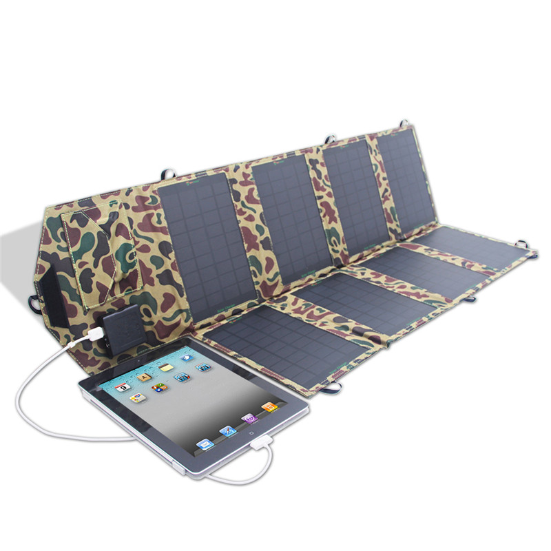 factory directly selling new 28W foldable solar battery charger bag for laptop/battery
