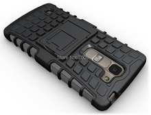 TPU PC Heavy Duty armor stand case For LG Spirit ESCAPE 2 C70 H422 case with
