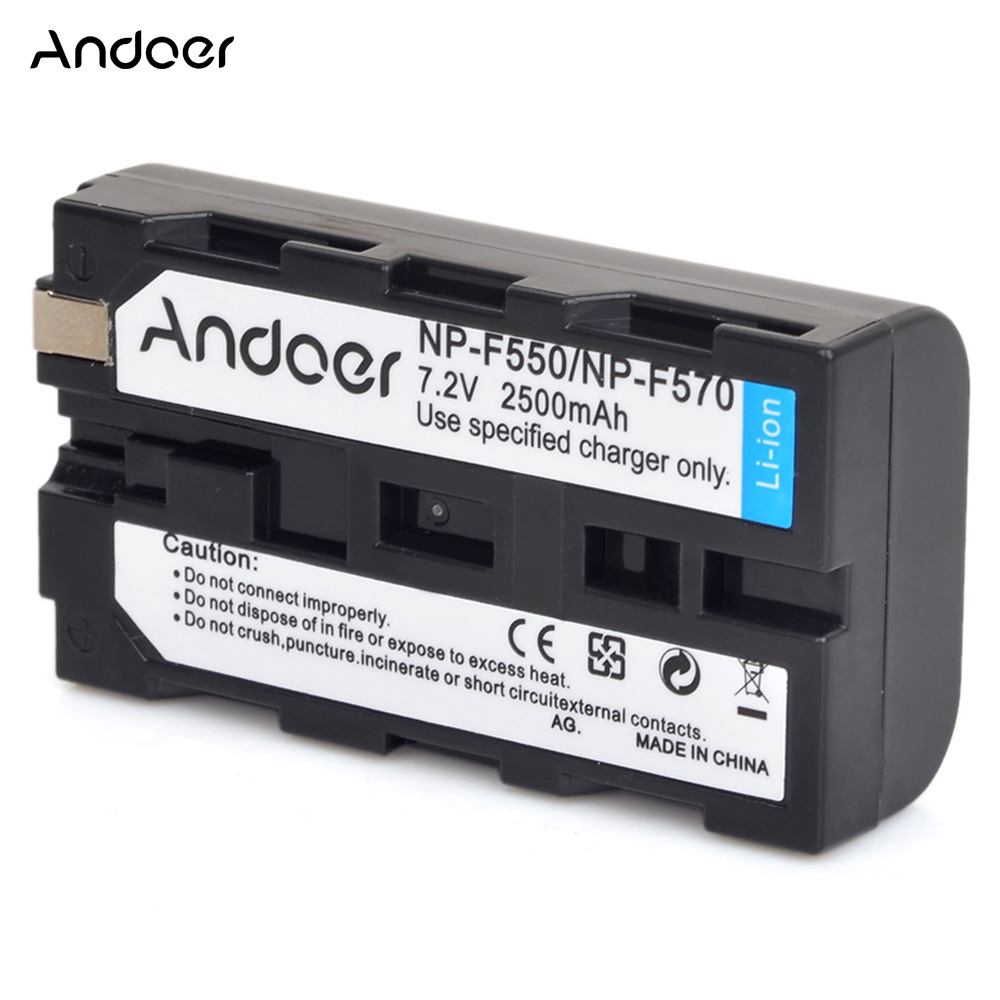 Andoer 2500    -   Sony NP-F550 NP-F330 NP-F530 NPF570 NP-F730 NP-F750 -8
