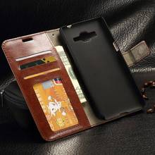 50pcs/lot New Luxury Leather Kickstand Wallet Flip Case Cover for Samsung Galaxy Grand Prime G530 W/ Card Slot Phone Frame