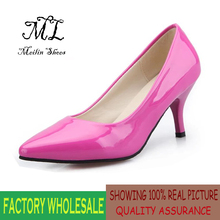 New 2016 Women Pumps 5cm Thin Heels Women Shoes Europe and America Fashion Style Sexy High Heels Zapatos Mujers Wholesale #998