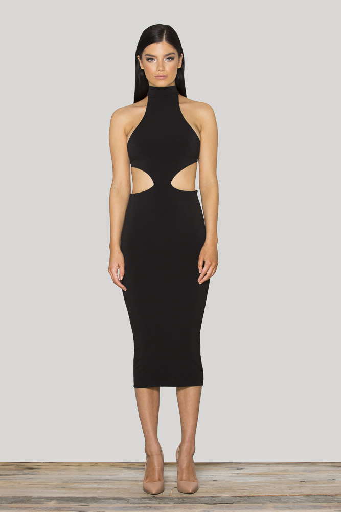 Women's plus size turtleneck dress