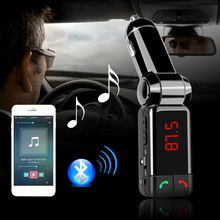NEW FM Transmitter 3.5MM Wireless Bluetooth Music Hands-free Calling FM Transmitter USB SD Car Charger