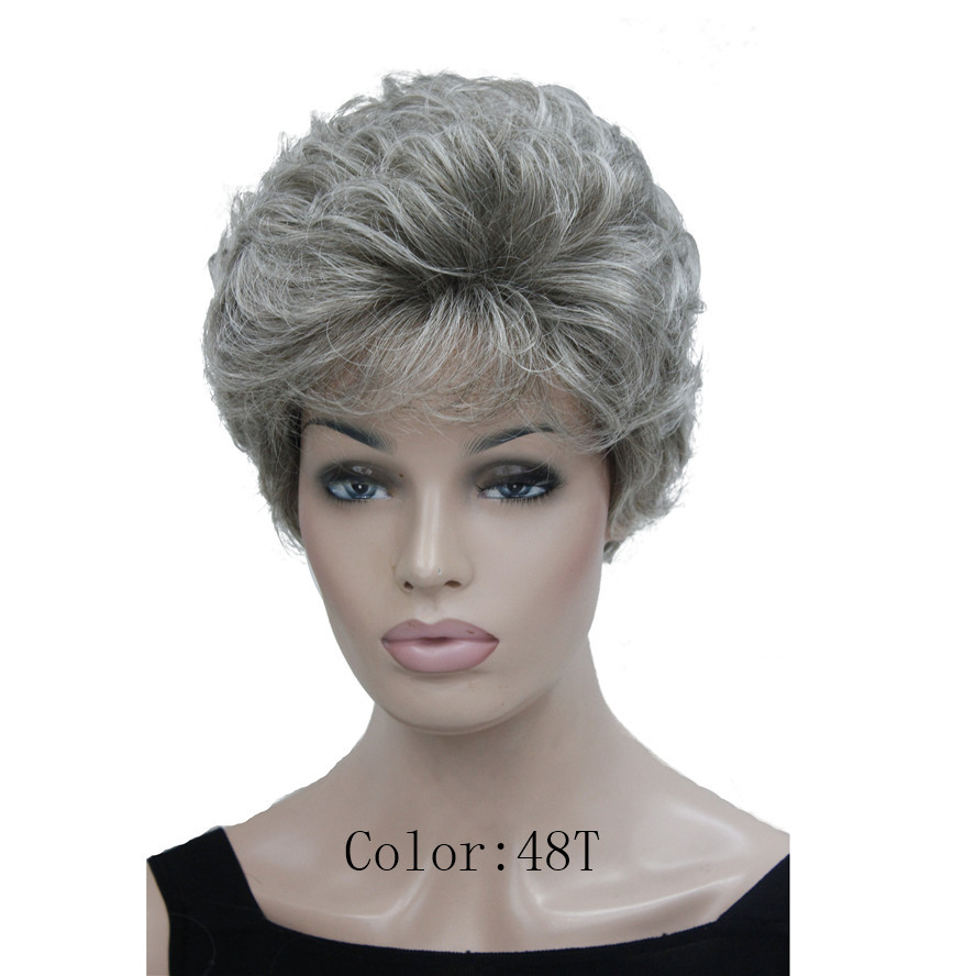 Strongbeauty Women S Wigs Blond Fluffy Naturally Curly Short