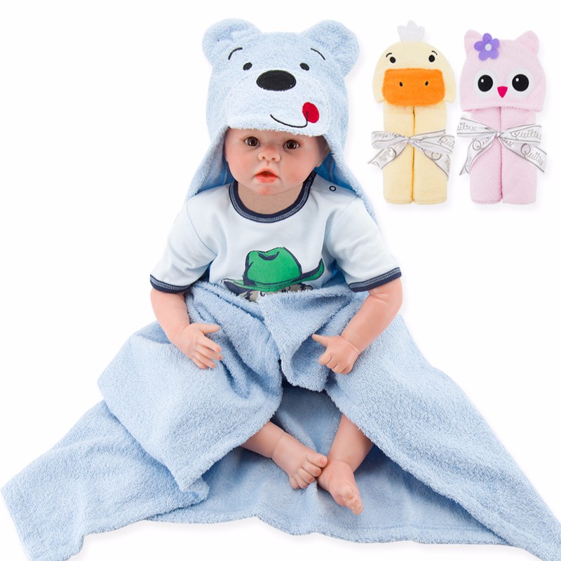 Cute Animal Shape Baby Hooded Bathrobe Bath Towel Baby toallas Neonatal Hold To Be Children Kids Infant Bathing Baby Care (15)