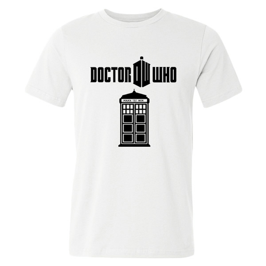 New Men Clothing Doctor Who T Shirts Man Boy Graphic Tees Summer Tops Cotton Camisetas Short Sleeve Fashion Round Neck