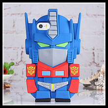 New style 3D Cartoon Transformers soft silicone phone case Lovely Spiderman Batman back cover case for