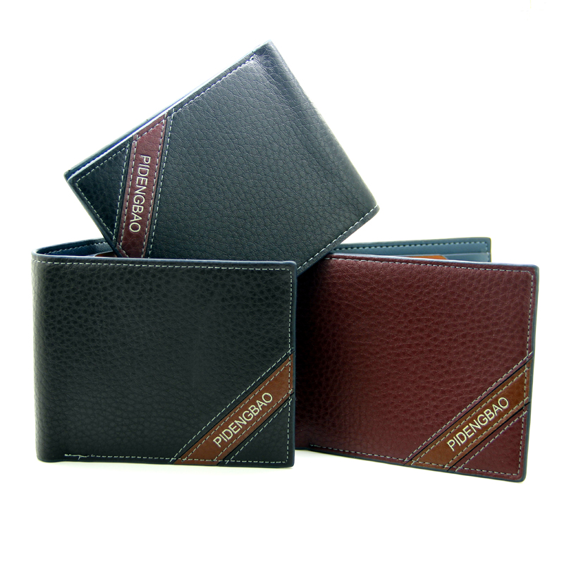 Fashion Slim Mens PU Leather Bifold Wallet ID Credit Card Holder Purse Clutch Pockets Gift-in ...