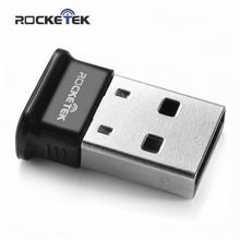 Rocketek Low Energy USB Bluetooth 4.0 Adapter — Support Windows, Linux; Classic Bluetooth and Stereo Headset Compatible