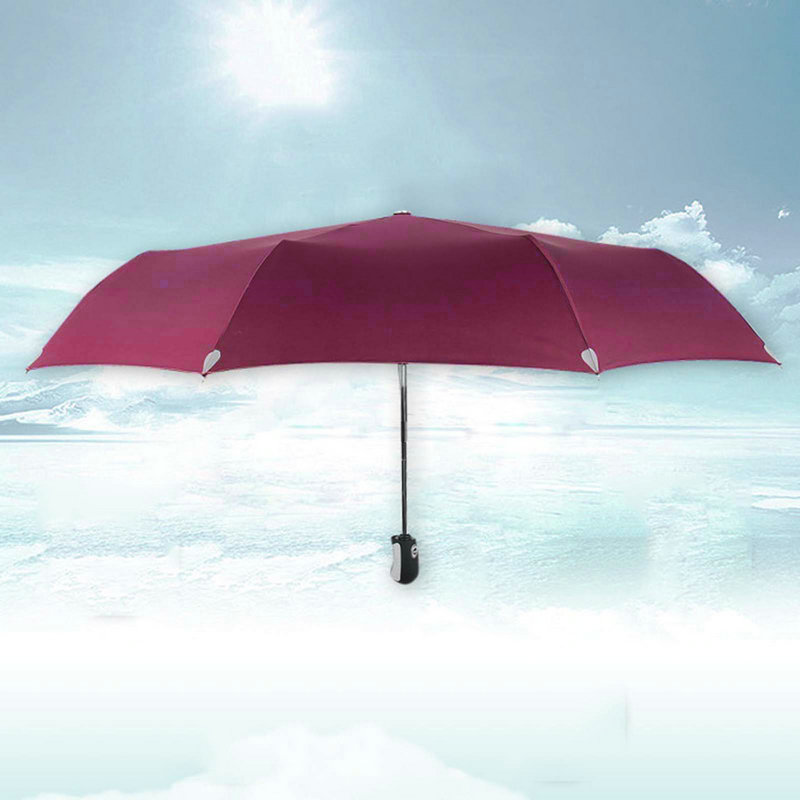 2016 New Arrivals Automatic 3 Fold Sun Rain Umbrellas Women Men Windproof Rainproof Umbrella