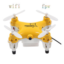 Spy Dron 2016 Mini Quadricopter With 0.3MP Camera Drone RC Quadcopter WIFI FPV GYRO RTF