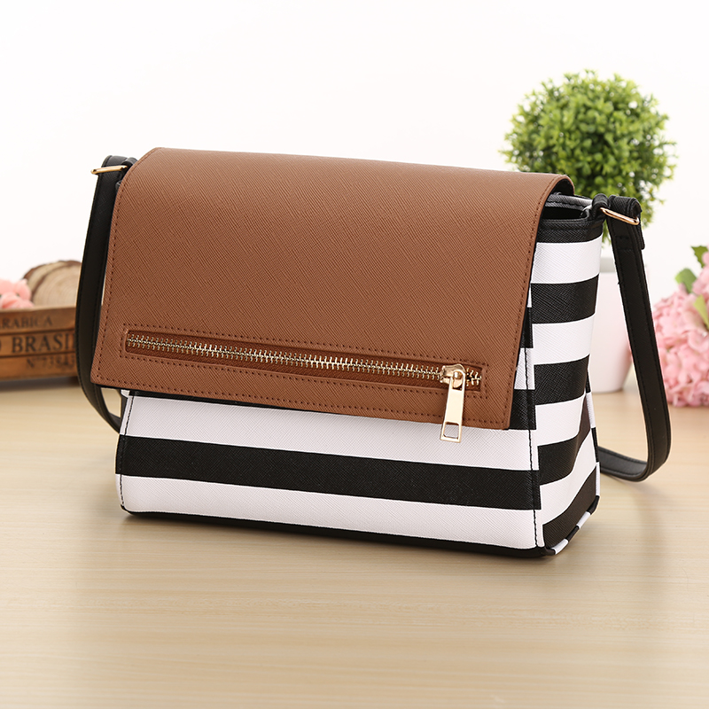 Hot selling Women s Fashion Small striped font b Plaid b font Handbag Women Messenger Crossbody