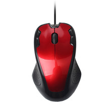 Mecall Tech Luxury 1800 DPI USB Wired Optical Gaming Mice Mouse For PC Laptop Red