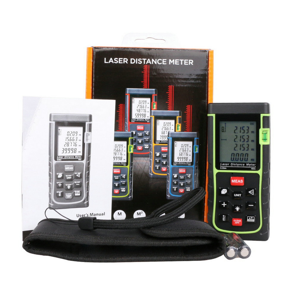High Quality 40M Mini Digital Handheld Laser Distance Meter Range Finder Measure Diastimeter