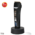 HTG Professional Hair Clipper Blade Hair Cutting Machine For Barber Hair Trimmer LCD Display Wireless battery