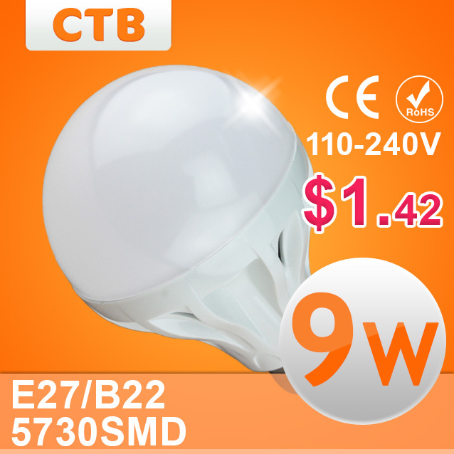 Wholesale SMD 5730 E14 E27 B22 Led Light Bulb 3W 5W 7W 9W 12W 15W LED