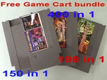 72 Pins Game Cartridge Replacement Plastic Shell For NES with Free 150 in 1, 400 in 1, 198 in 1 Game Carts