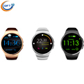 GFT kw18 smart watch sim 1 3 inch round smart watch sim TF card support better
