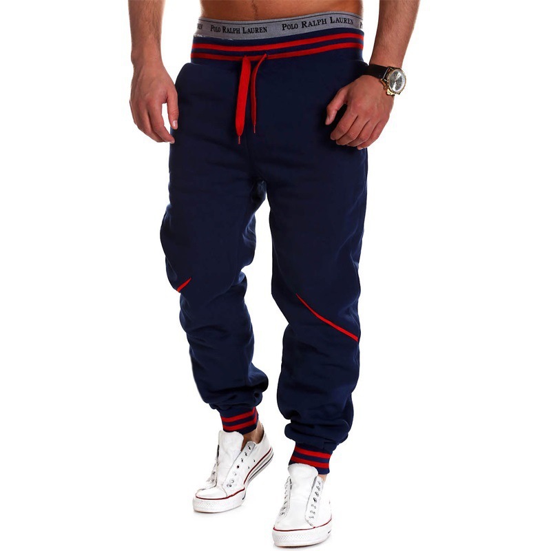 Harem Pants Men Fashion 2015 New Mens Joggers Cool Track Sweat pants Letter Printed Basketball Sport
