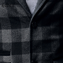 2015 new arrival blazer men casaco masculino men suit pea fashion busniess casual winter warm coat