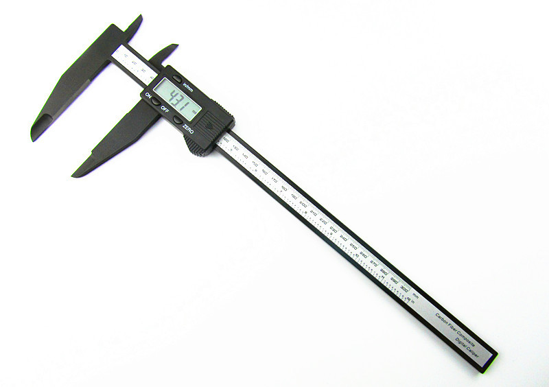Description Picture 6 of item150mm 200mm 300mm 0.1mm Digital Electronic Vernier Caliper jaw long plastic digital caliper micromete DIY measuring tools