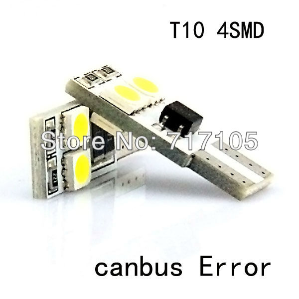 10 .  Canbus  4-SMD          T10 168 W5W 175 # 99