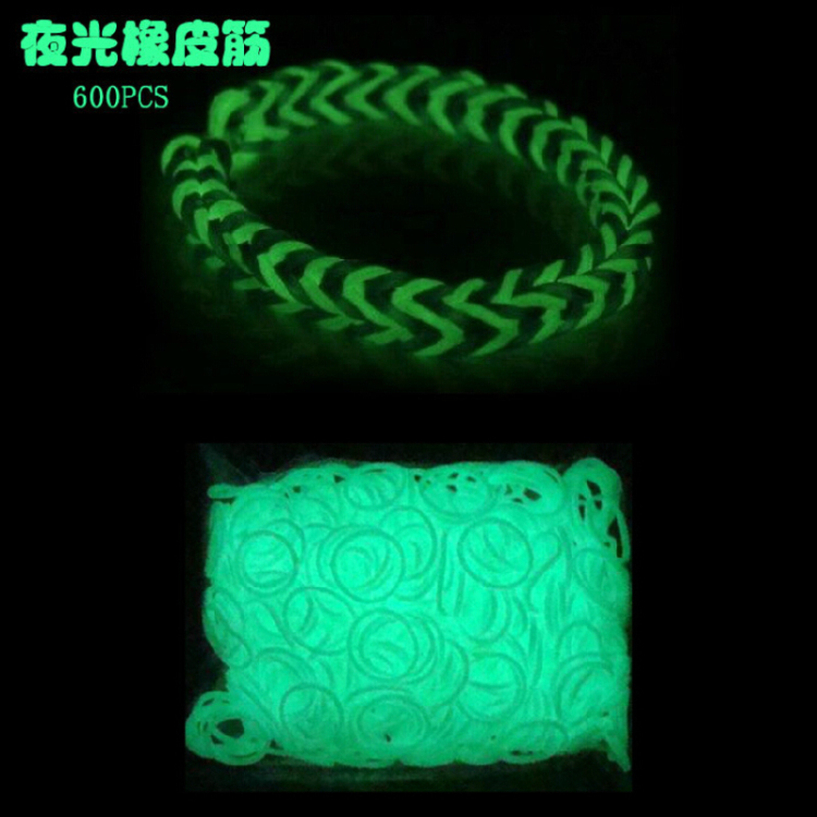 luminous material 600 pcs gum for bracelets the hands girls netting weaving bracelets children luminous material 600 pcs gum for bracelets the hands girls netting weaving bracelets children