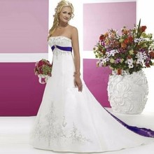Buy Purple And White Wedding Dresses And Get Free Shipping On