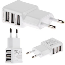 Ес вилка 3 разъём(ов) стены usb-зарядное зарядное устройство для Iphone 6 6 S для Samsung IOS android-коммуникатор
