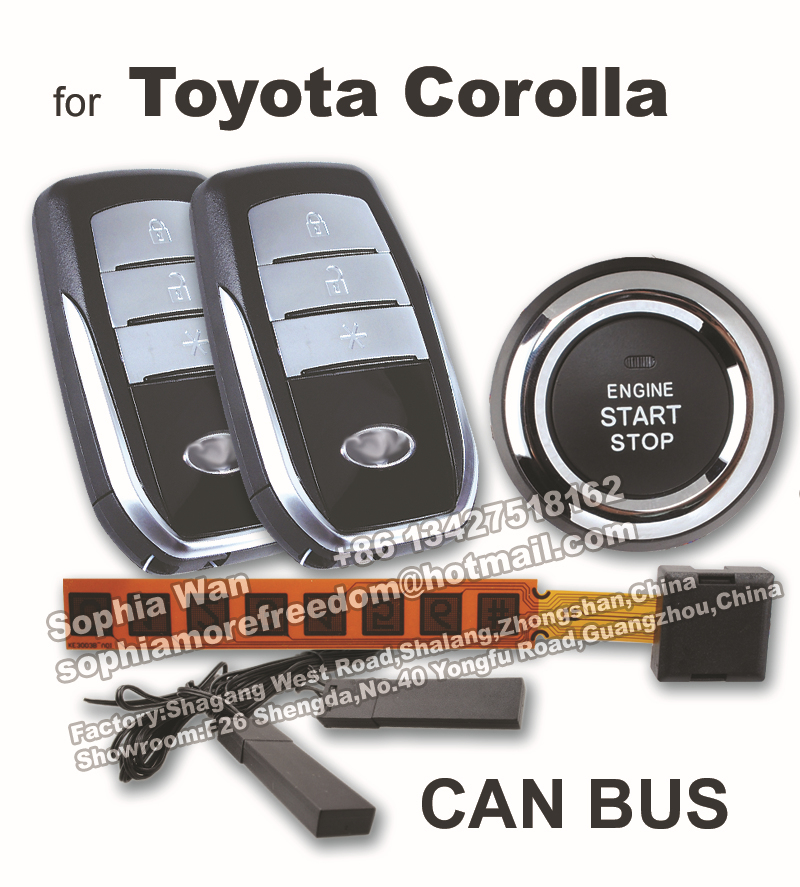 Toyota smart key and remote start